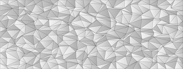 Abstract geometric pattern with triangular shapes in monochrome palette for modern design and decoration.