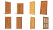 © joo - Wooden door styles; interior, exterior, design options; home improvement