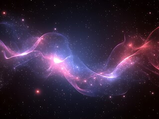 Wall Mural - cosmic nebula, swirling galaxy, space background