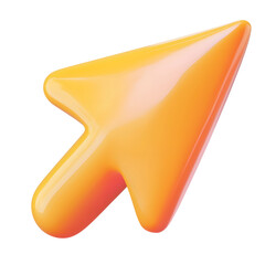 Leinwandbilder - Minimalist 3D cursor click icon featuring a structured pointer with dynamic clicking rays in a sleek and modern UI design perfect for interactive digital elements