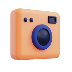 Leinwandbilder - A 3D rendered icon depicting a stylized and compact digital with a rectangular shape prominent a clean modern design aesthetic