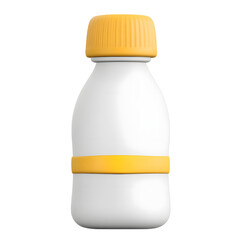 Fototapete - Minimalistic 3D render of a medium sized water bottle with a simple modern design used as a clean UI design icon on a white background