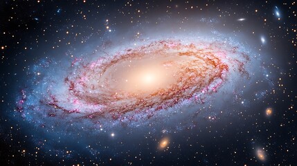 Wall Mural - spiral galaxy in deep space. (19)