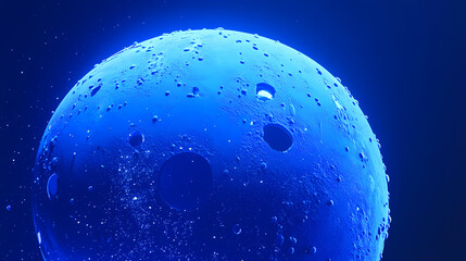 Wall Mural - cosmic blue planet