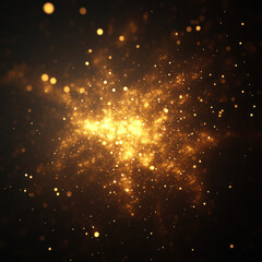 Wall Mural - abstract background with stars