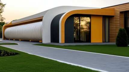 Wall Mural - an innovative 3d printing factory transforming ideas into reality with cutting-edge technology and s