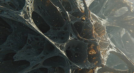 Abstract web like structure with dark and light areas