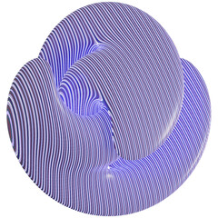 Abstract Pattern Shape 3D Illustration