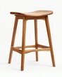 © Hasni - Modern light-colored wooden bar stool