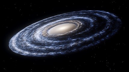 Wall Mural - spiral galaxy in space. (1)