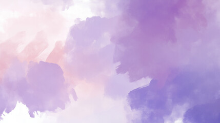 Wall Mural - soft pastel watercolor abstract with purple and pink tones