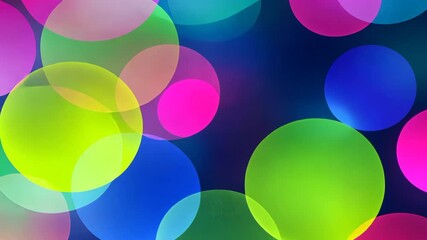 Wall Mural - abstract colorful circle bokeh background
