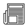 © Nadeem - Newspaper icon vector image. Suitable for mobile apps, web apps and print media.