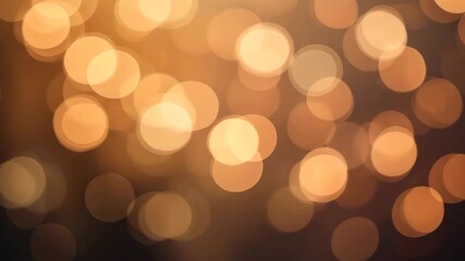 Wall Mural - golden bokeh lights background