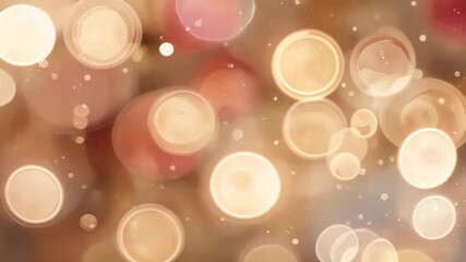 Wall Mural - warm golden bokeh background
