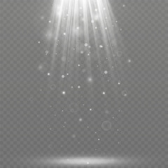 Wall Mural - vector spotlights. scene. light effects.