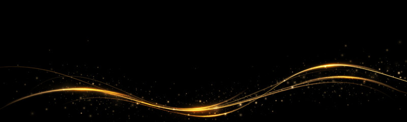 Wall Mural - abstract light speed motion effect.gold color spiral glow effect.magic shiny lin