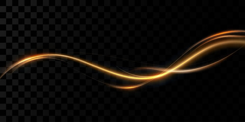Wall Mural - abstract light speed motion effect.gold color spiral glow effect.magic shiny lin