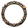 © projet - dnd circle token border frame mystical decorative design fantasy roleplaying game artwork unique circular frame for tabletop games magical circle border for gaming accessories decorative token art