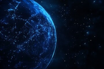 planet earth in space