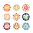 © MrFahim - set of vector snowflakes