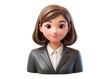 © Masud - Confident Professional Portrait: A close-up of a smiling woman in business attire, conveying an air of professional confidence and approachability. Perfect for various business and corporate concepts.