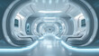 © Kootenay - Futuristic Healthcare Interior Design: High-Tech, Sleek, and Modern Space with Ambient Lighting