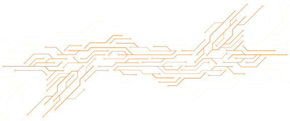 Vector digital technology background concept with technology line circuit board background technology