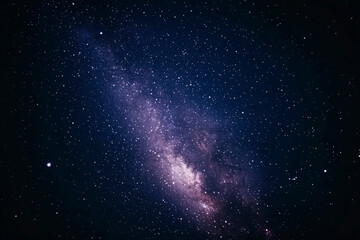 Wall Mural - The night sky stars and Milky Way