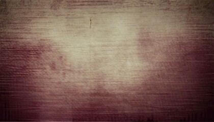 Poster - vintage textured fabric background with faded maroon and beige gradient, aged textile with subtle grunge pattern for design