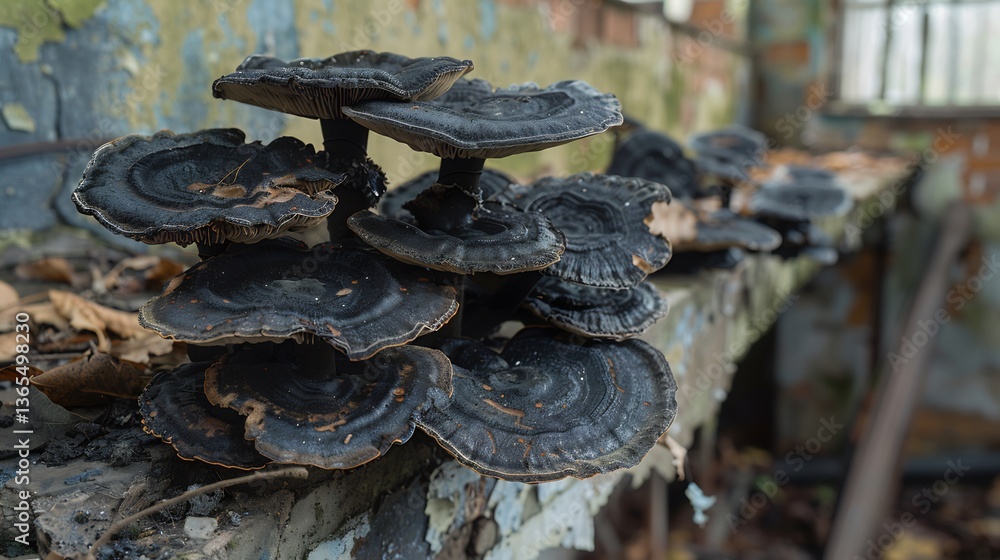 Hongo Radioactivo Stock-Illustration „Conservation of Chernobyl Fungi Cladosporium ...