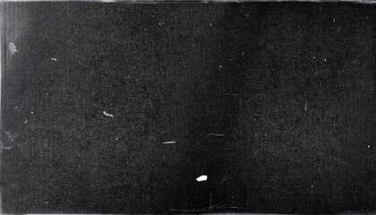 Aufkleber - grungy black scratched film texture with vintage distressed lines and dust speckles, ideal for retro design and overlays

