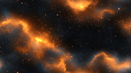 Wall Mural - Detailed Galaxy Dust Texture with Scattered Stars in Dark Space