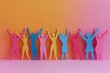 © Imagentive - Colorful Diverse People Celebrating Unity and Teamwork