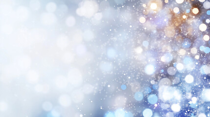 Wall Mural - enchanting bokeh abundance: a dreamlike tapestry of glittering bokeh lights creates a sense of magic
