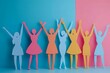 © Imagentive - Cheerful Women Group Empowerment Design
