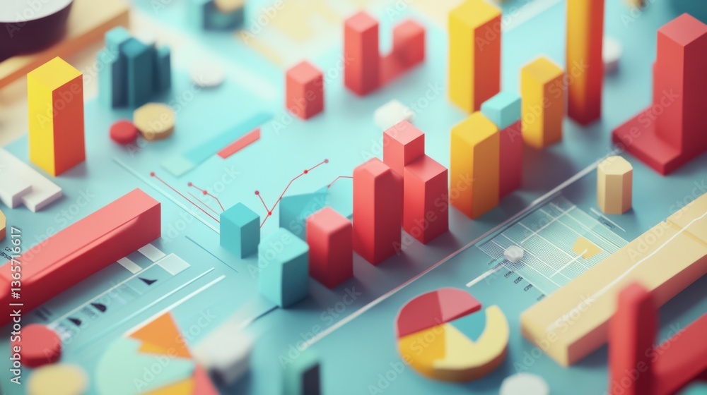 Data visualization transforms numbers into engaging visuals Stock ...