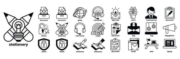 A set of icons for a computer program