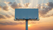 © Ashikur Rahman - Blank Billboard at Sunset Advertising Space Mockup