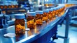 © affa_dreams - Bottles of Pharmaceutical Capsules on Production Line in Modern Manufacturing Facility with Focus on Quality Control and Bottling Process