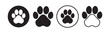 © Md Jasim islam - Dog or cat paw print. Footprint symbol. Vector illustration eps 10