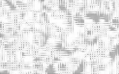 Leinwandbilder - Halftone vector background. Monochrome halftone pattern. Abstract geometric dots background. Pop Art comic gradient black white texture. Design for presentation banner, poster, flyer, business card.