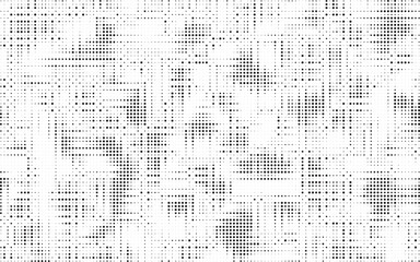Fototapete - Halftone background vector, abstract backdrop design with two tone pattern and copy space for edit your content