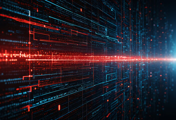 Abstract Digital Code Background