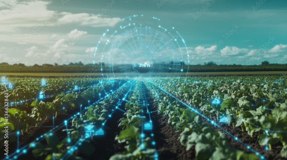 An AI powered system optimizing food production by analyzing real time ...