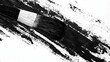 © fanjianhua - Black Paint Brush Stroke on White Surface