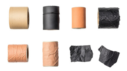 Wall Mural - various rolls of paper for crafts and artistic projects