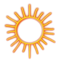Wall Mural - png sun illustration background lighting.