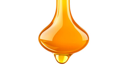 Wall Mural - golden honey dripping from a spoon in a bright kitchen setting