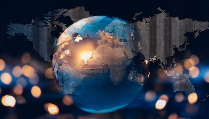 Wall Mural - abstract background with earth